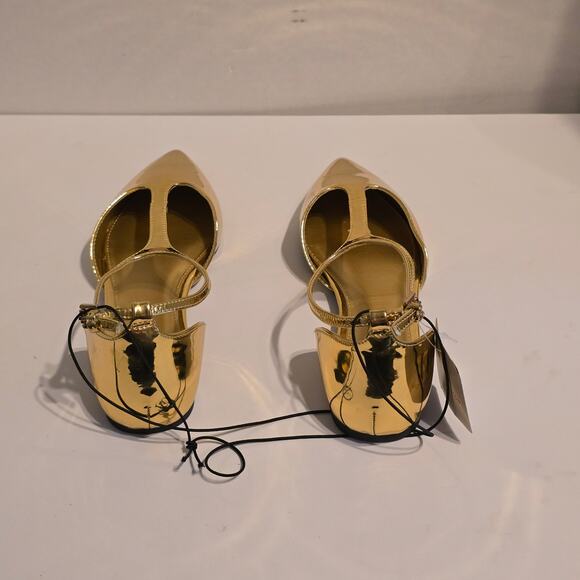 Worthington Kendie Gold Pointed Toe Flats Size 7 NWT - Picture 5 of 6